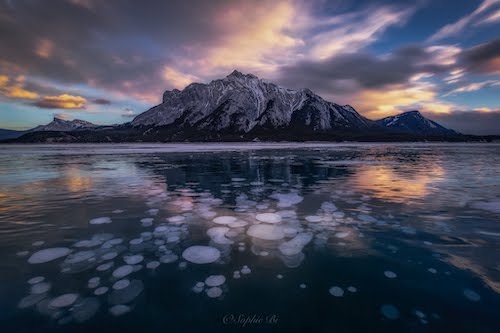 Abraham lake, Canada