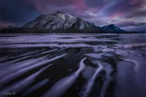 Abraham lake, Canada