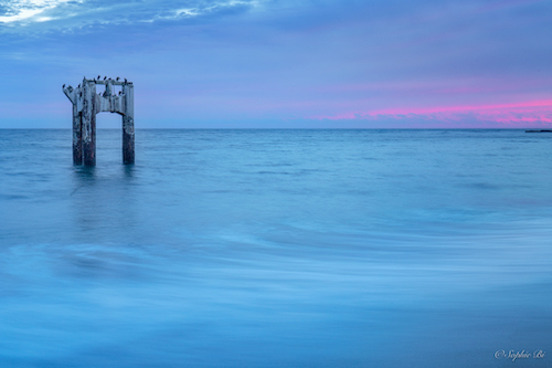 Davenport pier, CA, US